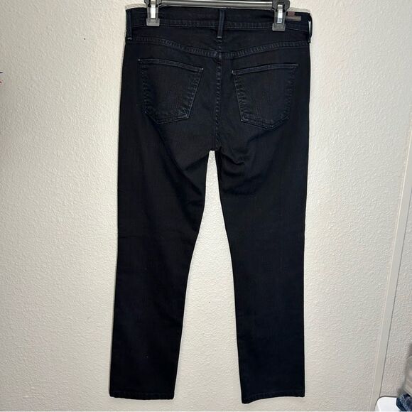Citizens of Humanity COH Elson Medium Rise Straight Leg Black Jeans Size 28 - Picture 6 of 16